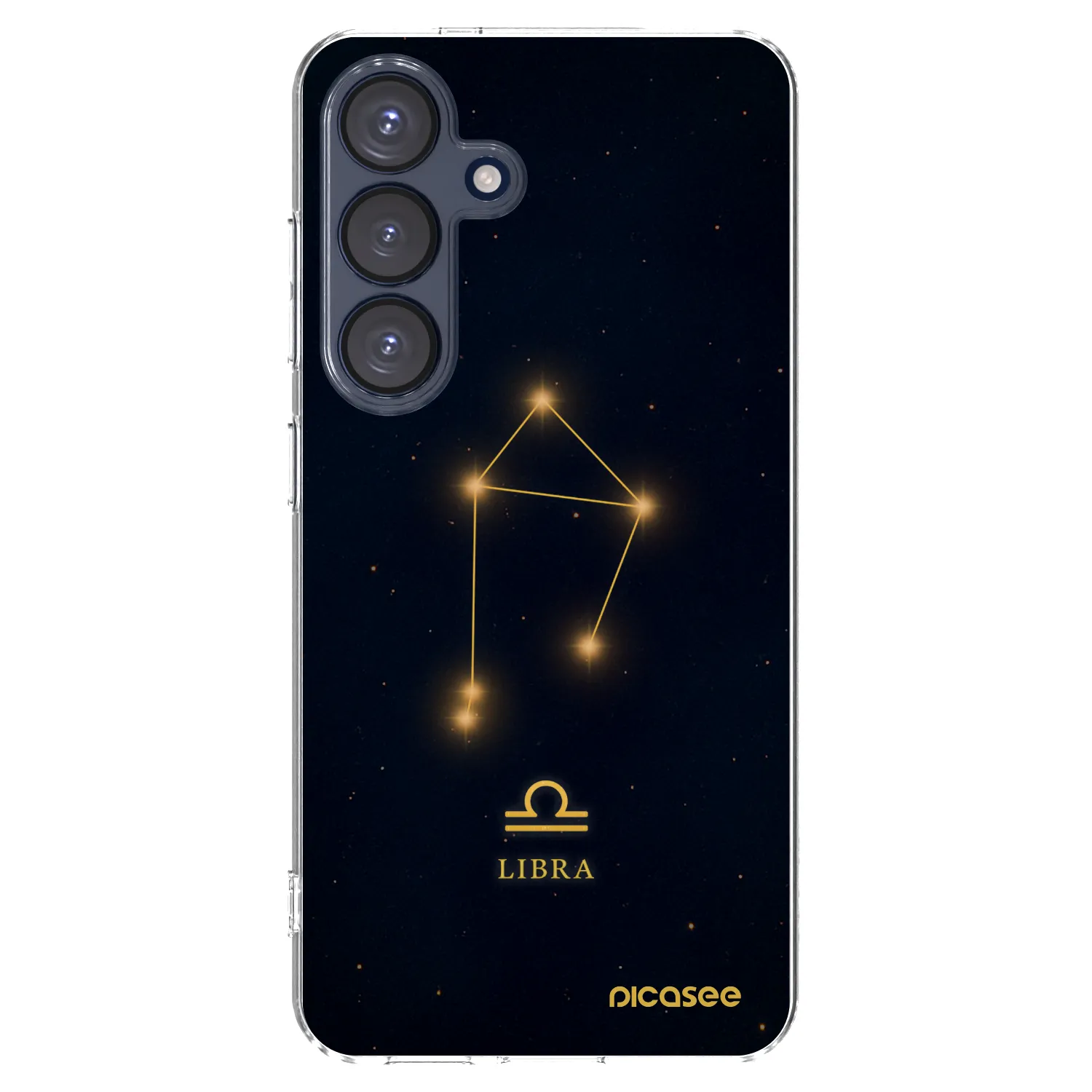 Picasee silikonový průhledný obal pro Samsung Galaxy S25 5G - LIBRA