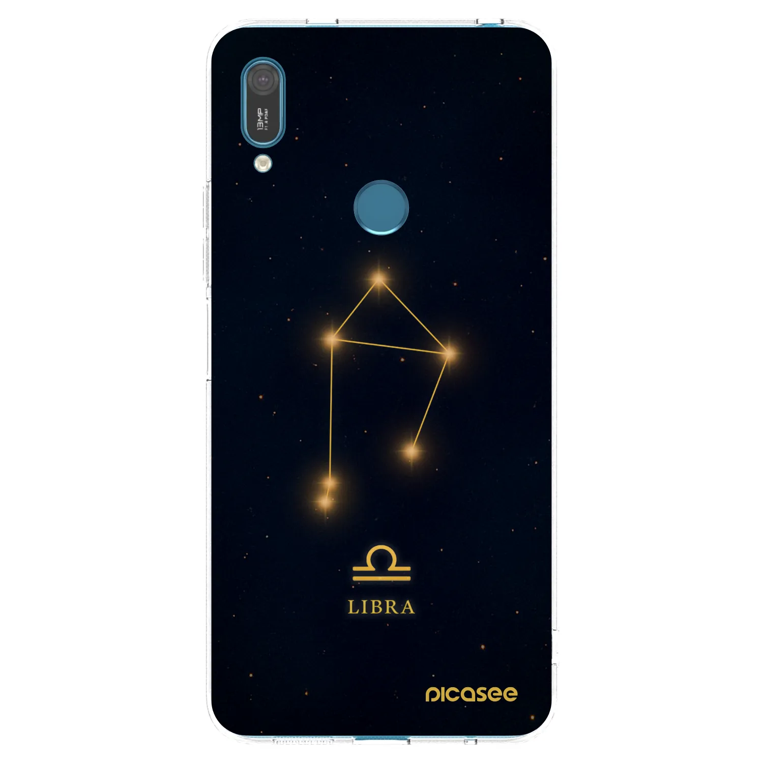 Picasee silikonový průhledný obal pro Huawei Y7 2019 - LIBRA