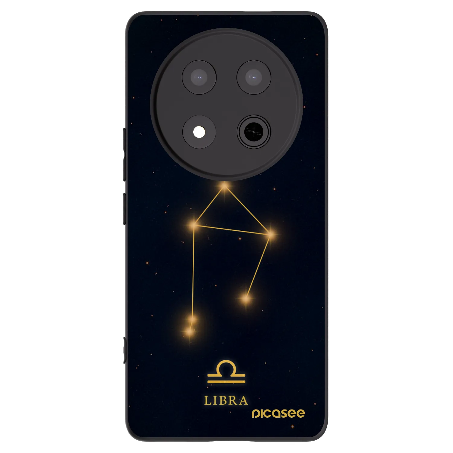 Picasee silikonový černý obal pro Honor Magic7 Lite 5G - LIBRA
