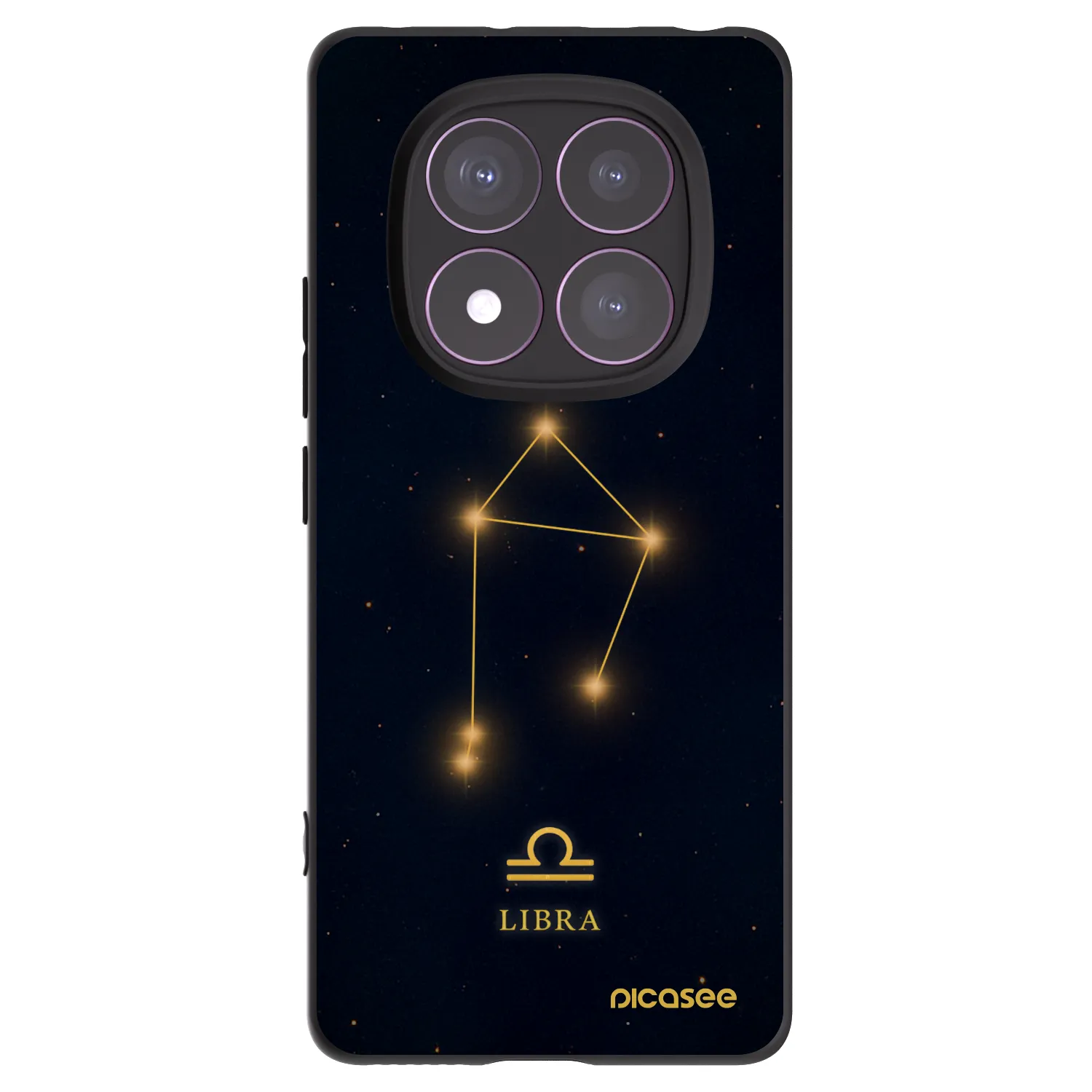 Picasee silikonový černý obal pro Xiaomi Redmi Note 14 Pro 4G - LIBRA