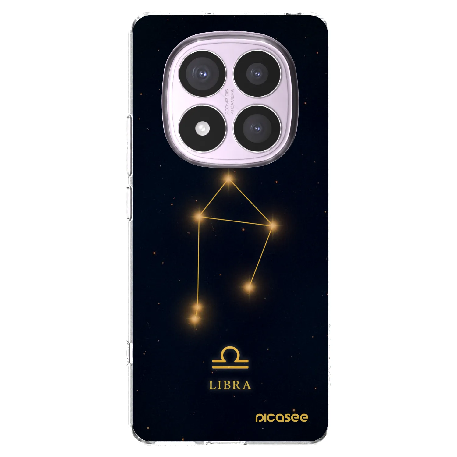 Picasee silikonový průhledný obal pro Xiaomi Redmi Note 14 Pro 4G - LIBRA