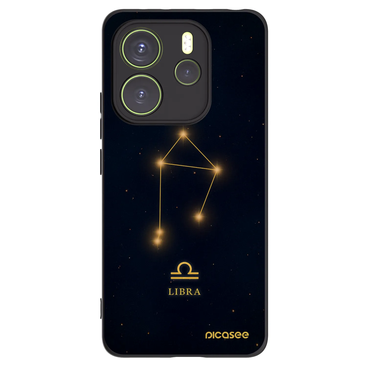 Picasee silikonový černý obal pro Xiaomi Redmi Note 14 4G - LIBRA