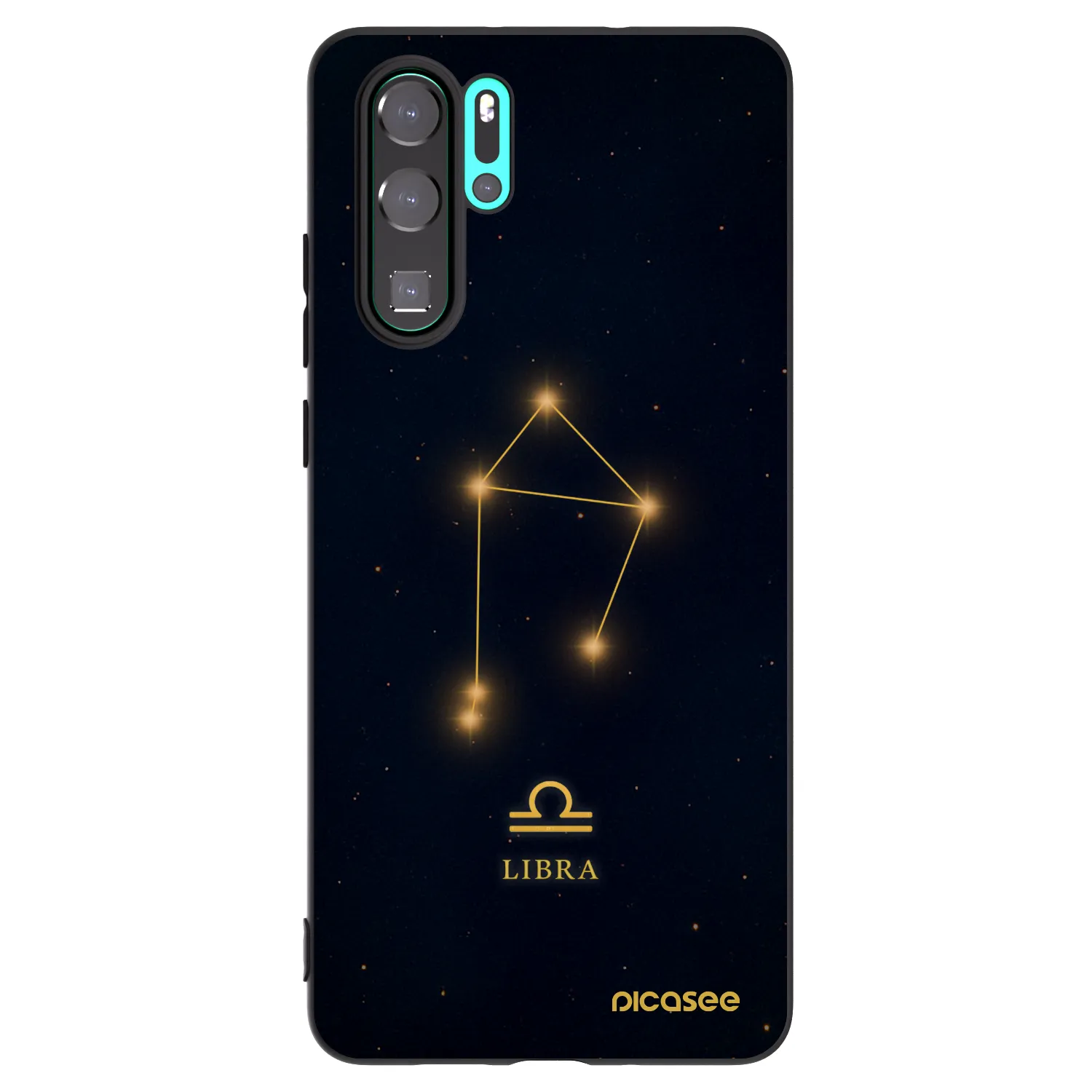 Picasee silikonový černý obal pro Huawei P30 Pro - LIBRA