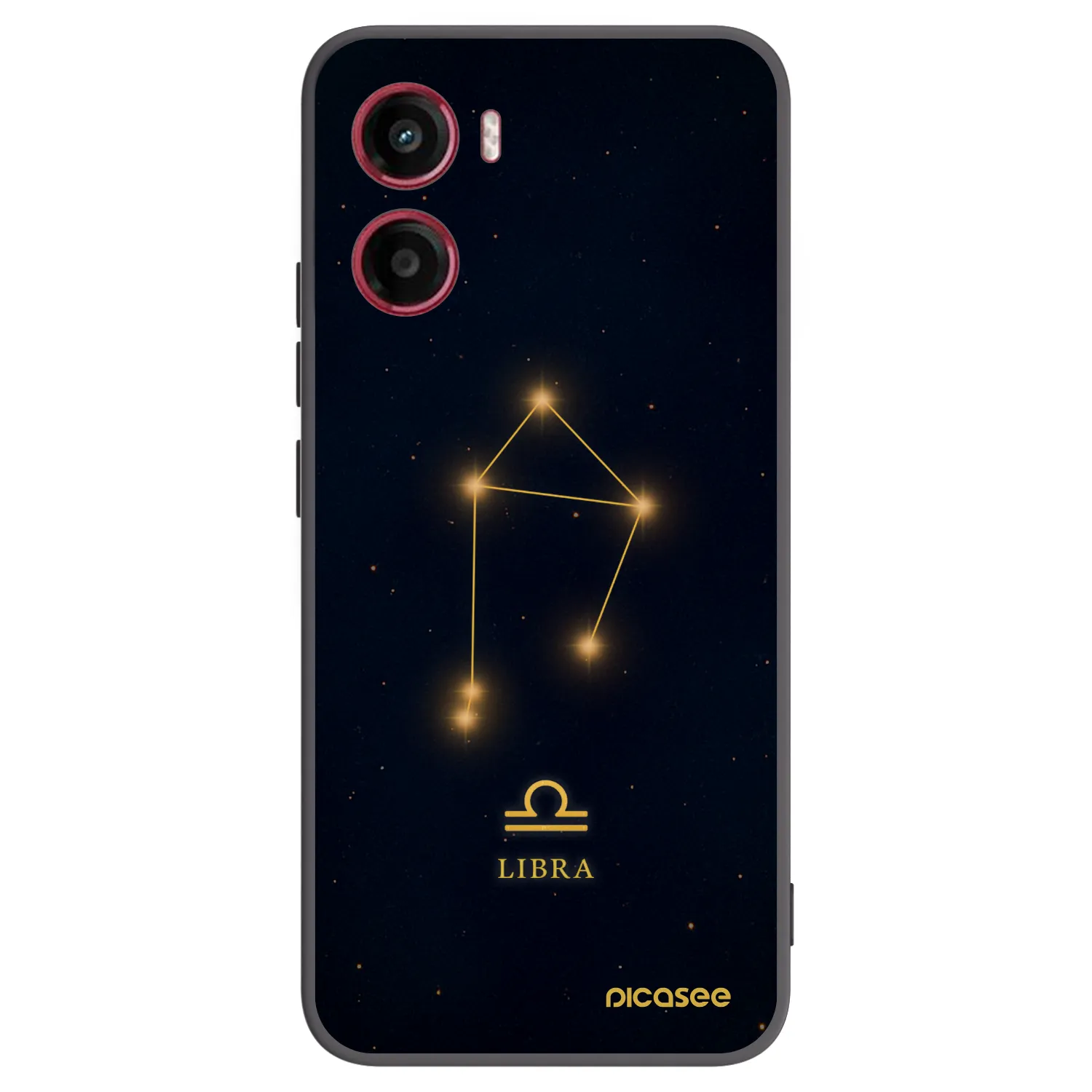 Picasee silikonový černý obal pro Motorola Moto G05 - LIBRA