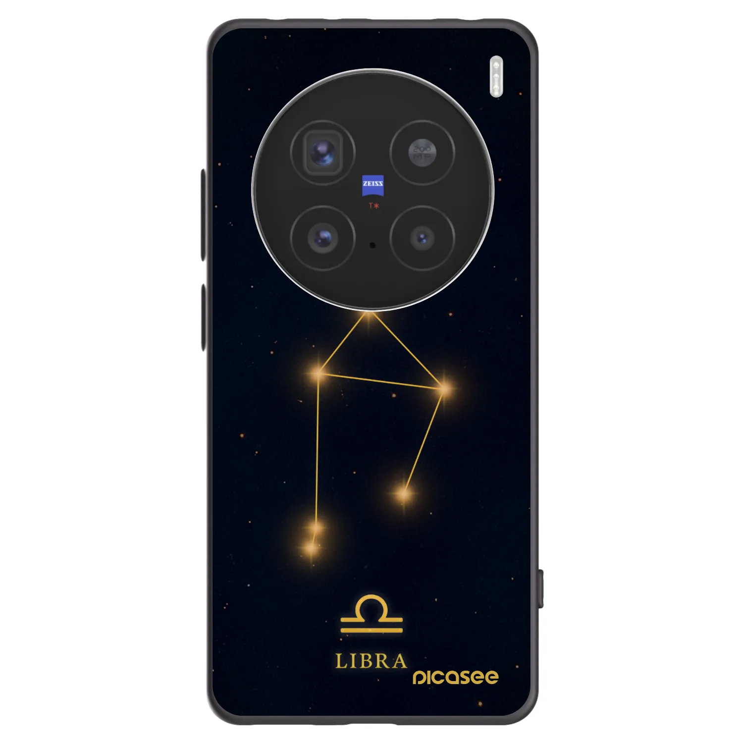 Picasee silikonový černý obal pro Vivo X200 Pro - LIBRA