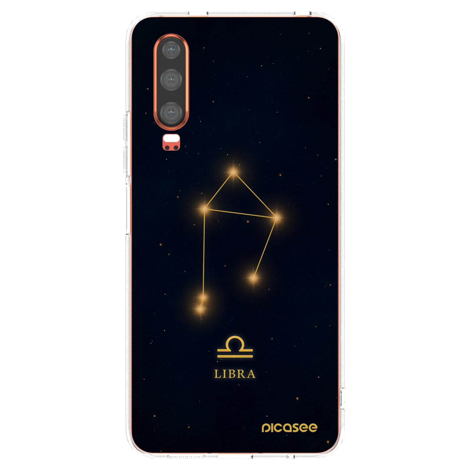 Picasee silikonový průhledný obal pro Huawei P30 - LIBRA