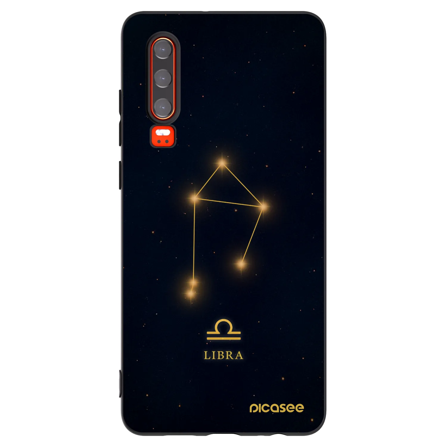 Picasee silikonový černý obal pro Huawei P30 - LIBRA