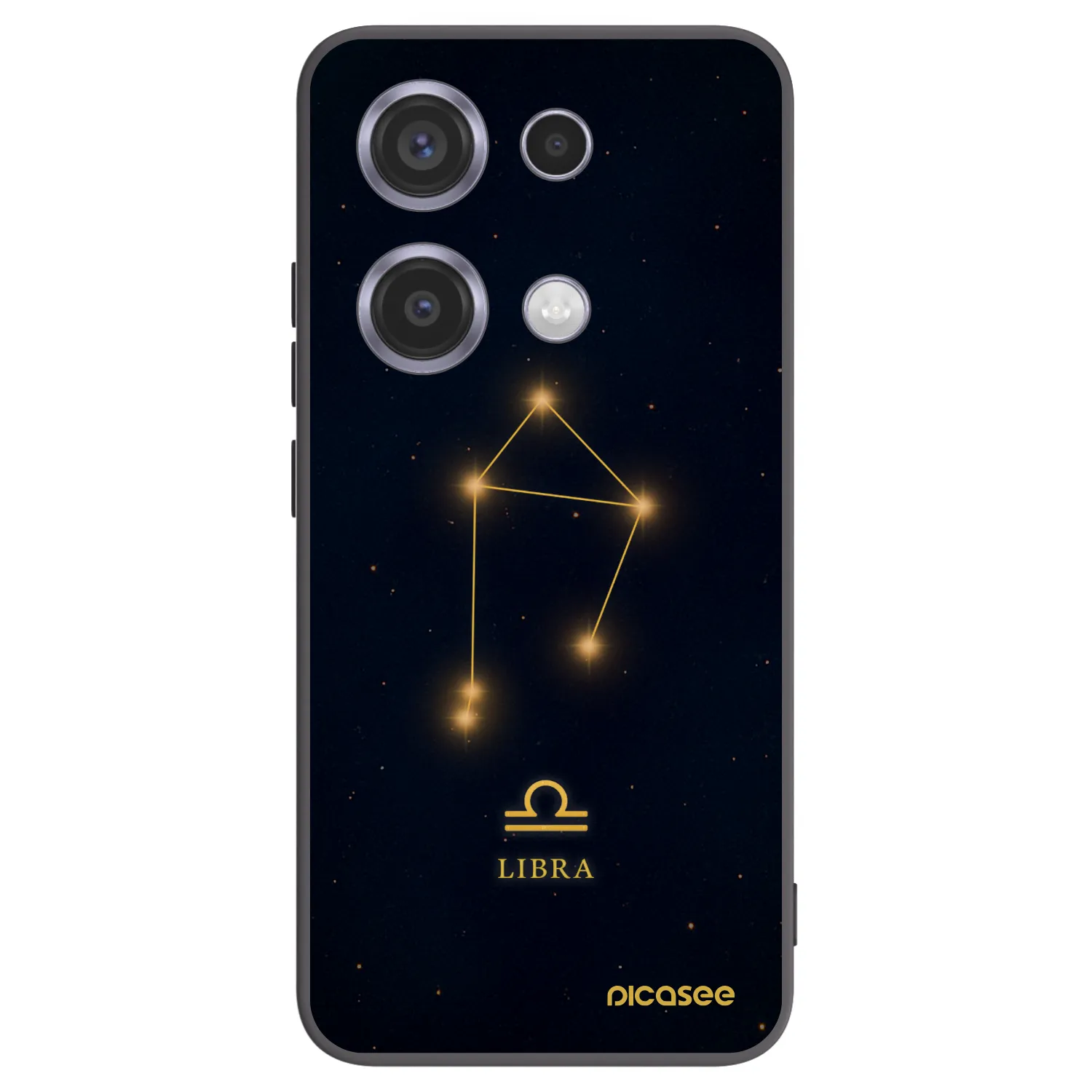 Picasee silikonový černý obal pro Xiaomi Redmi Note 14S - LIBRA