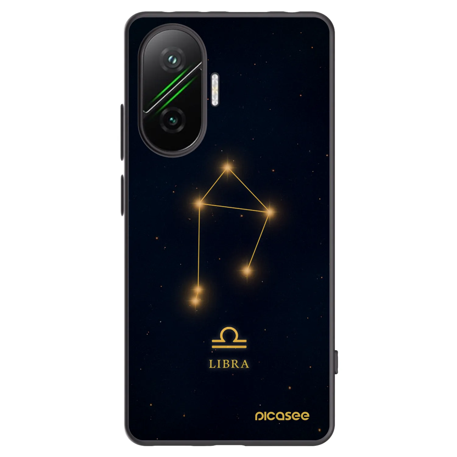 Picasee silikonový černý obal pro Xiaomi Poco F7 5G - LIBRA