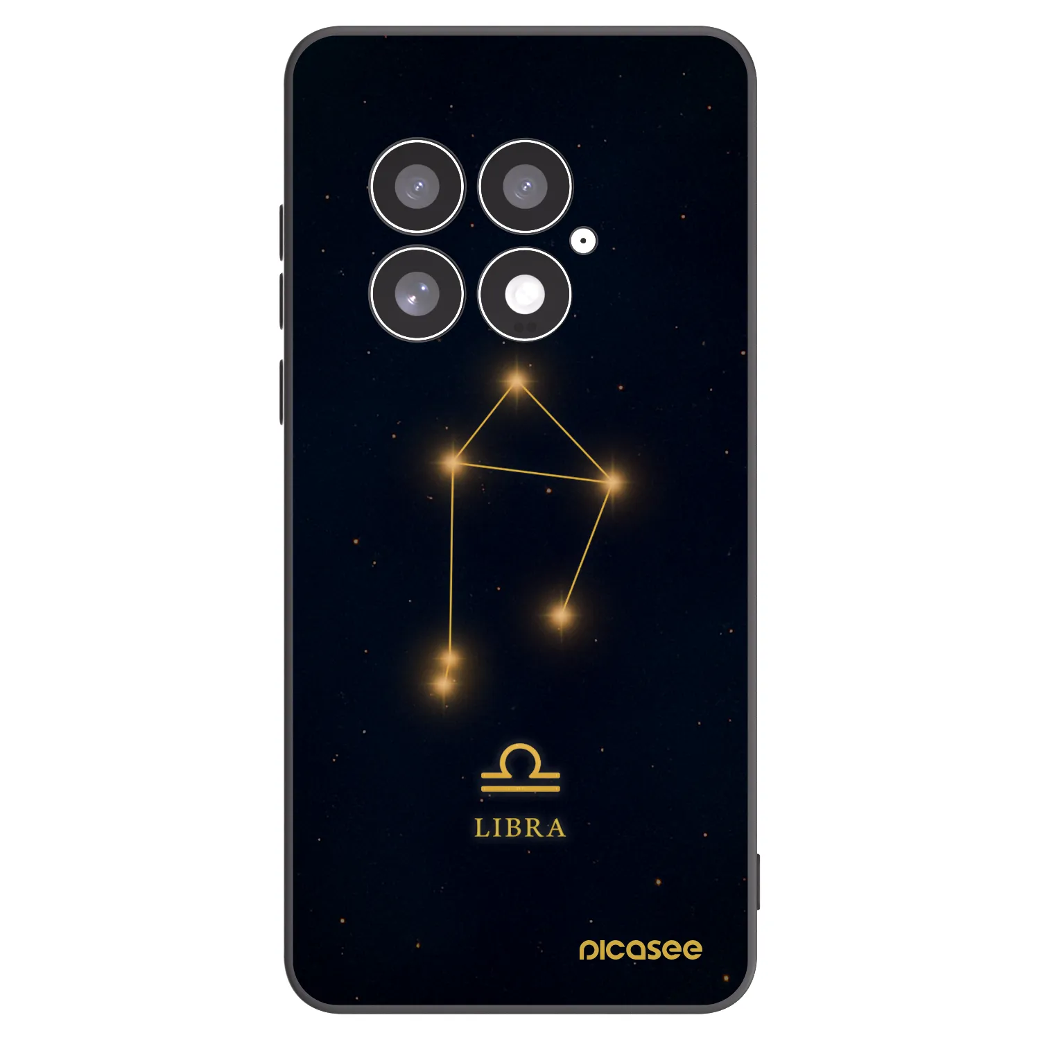 Picasee silikonový černý obal pro OnePlus 13 5G - LIBRA