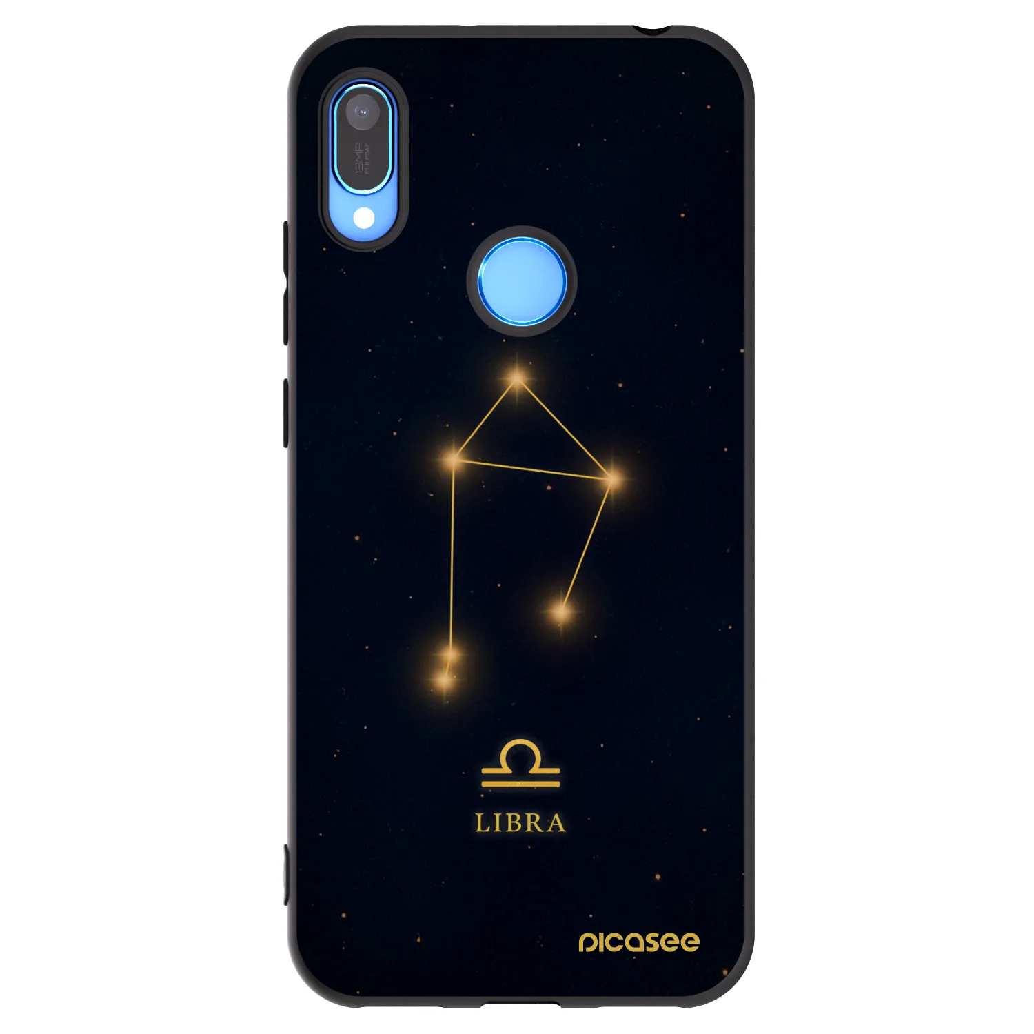 Picasee silikonový černý obal pro Huawei Y6 2019 - LIBRA