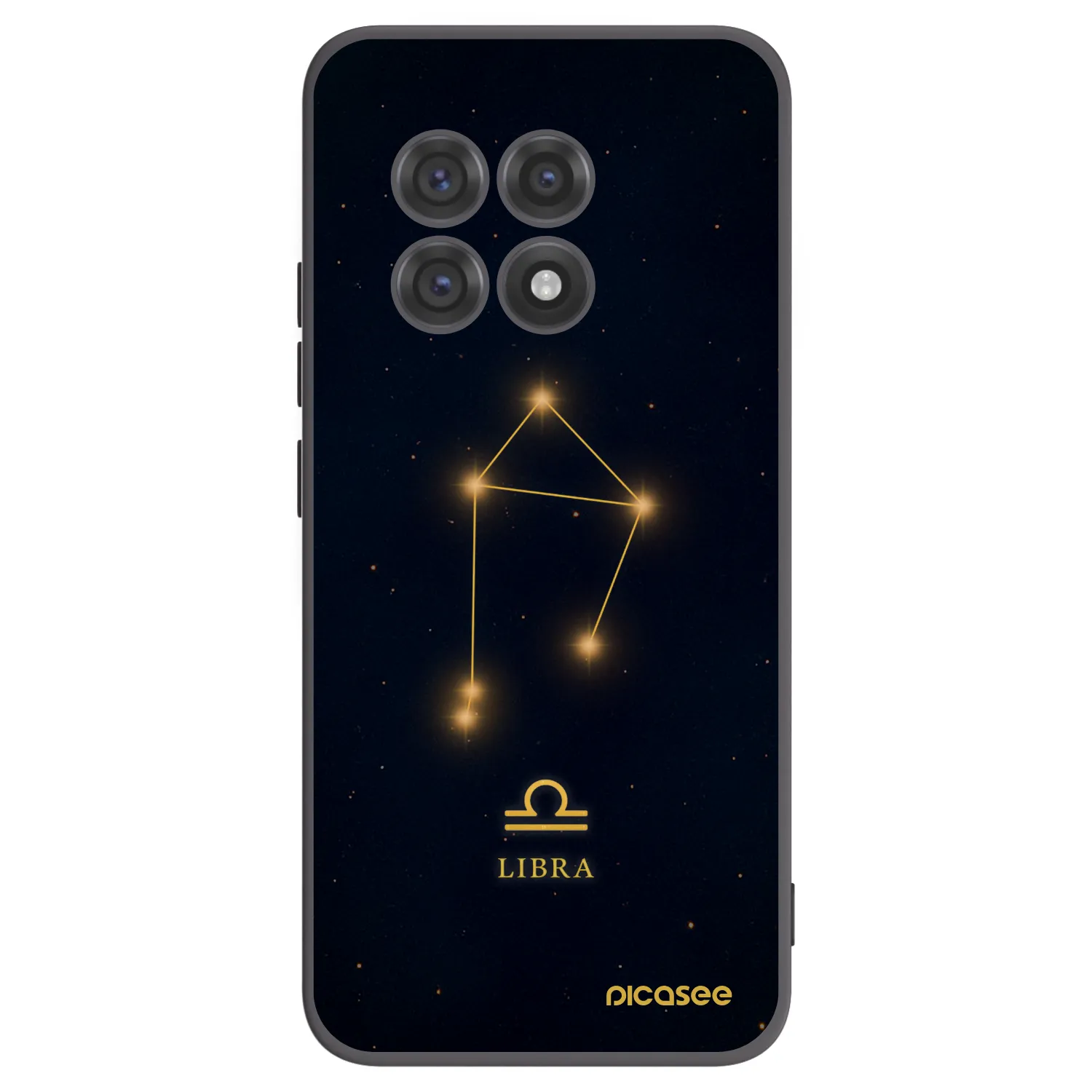 Picasee silikonový černý obal pro OnePlus 13R 5G - LIBRA