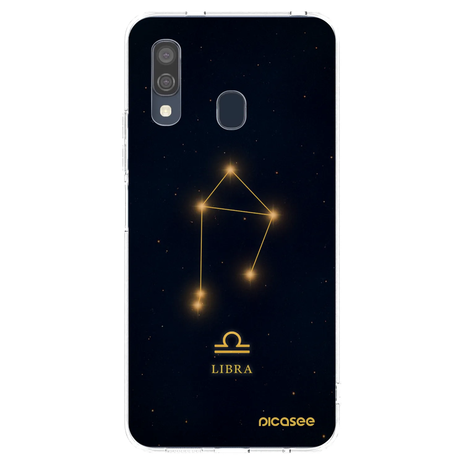Picasee silikonový průhledný obal pro Samsung Galaxy A40 A405F - LIBRA