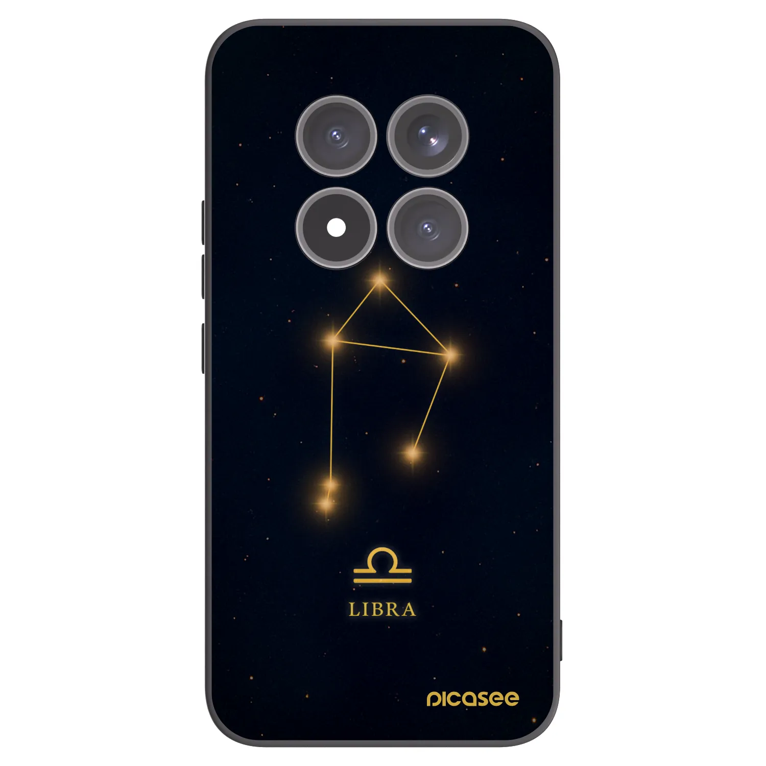 Picasee silikonový černý obal pro Xiaomi Redmi Note 15 Pro+ - LIBRA