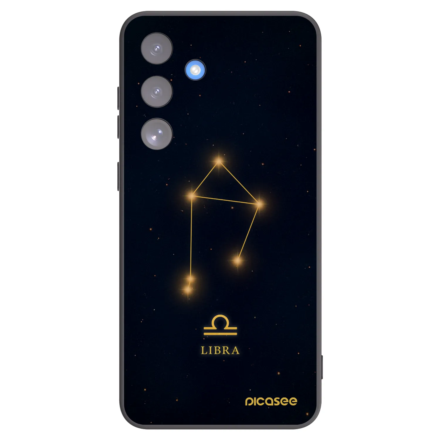 Picasee silikonový černý obal pro Samsung Galaxy S25 FE 5G - LIBRA