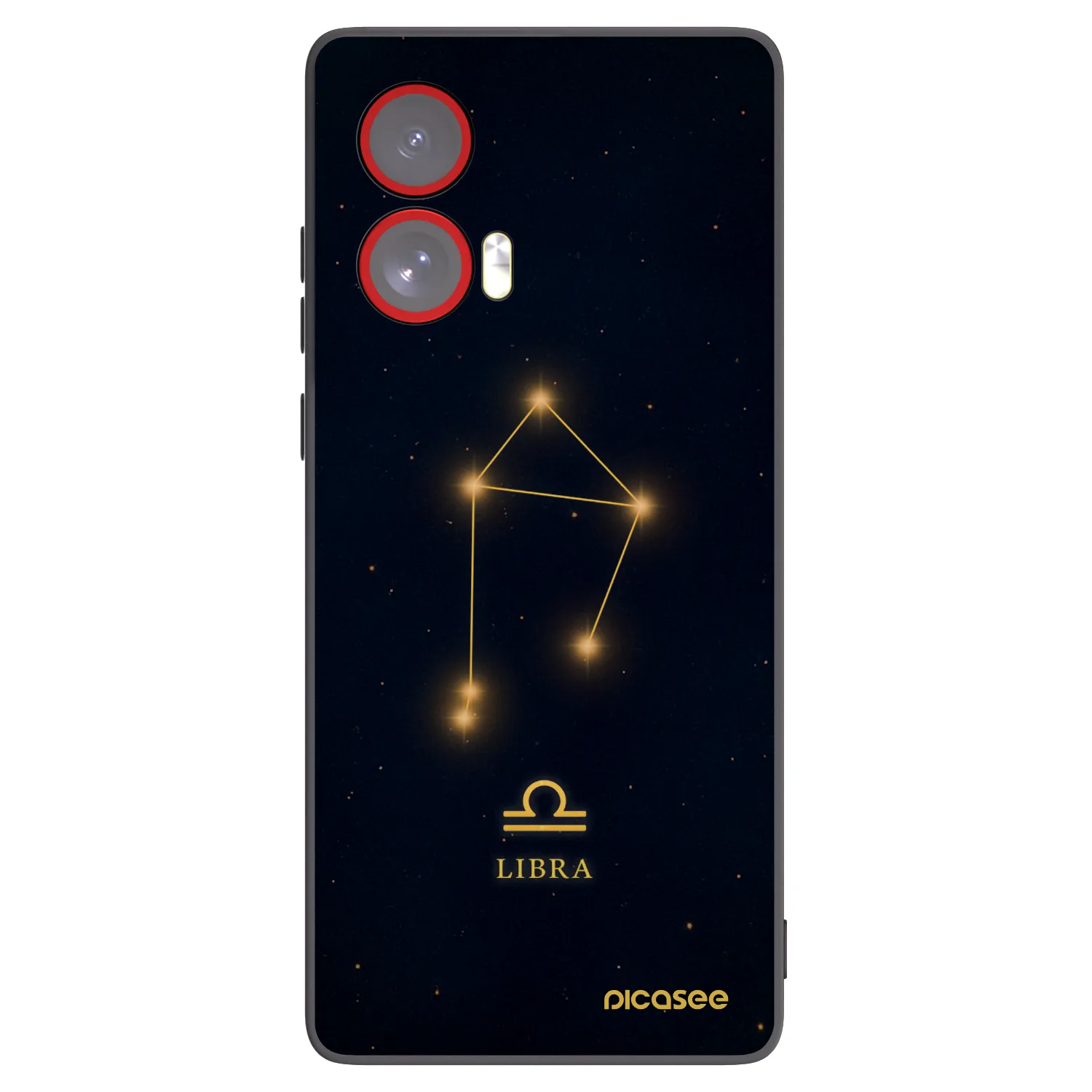Picasee silikonový černý obal pro Motorola Edge 50 Fusion - LIBRA