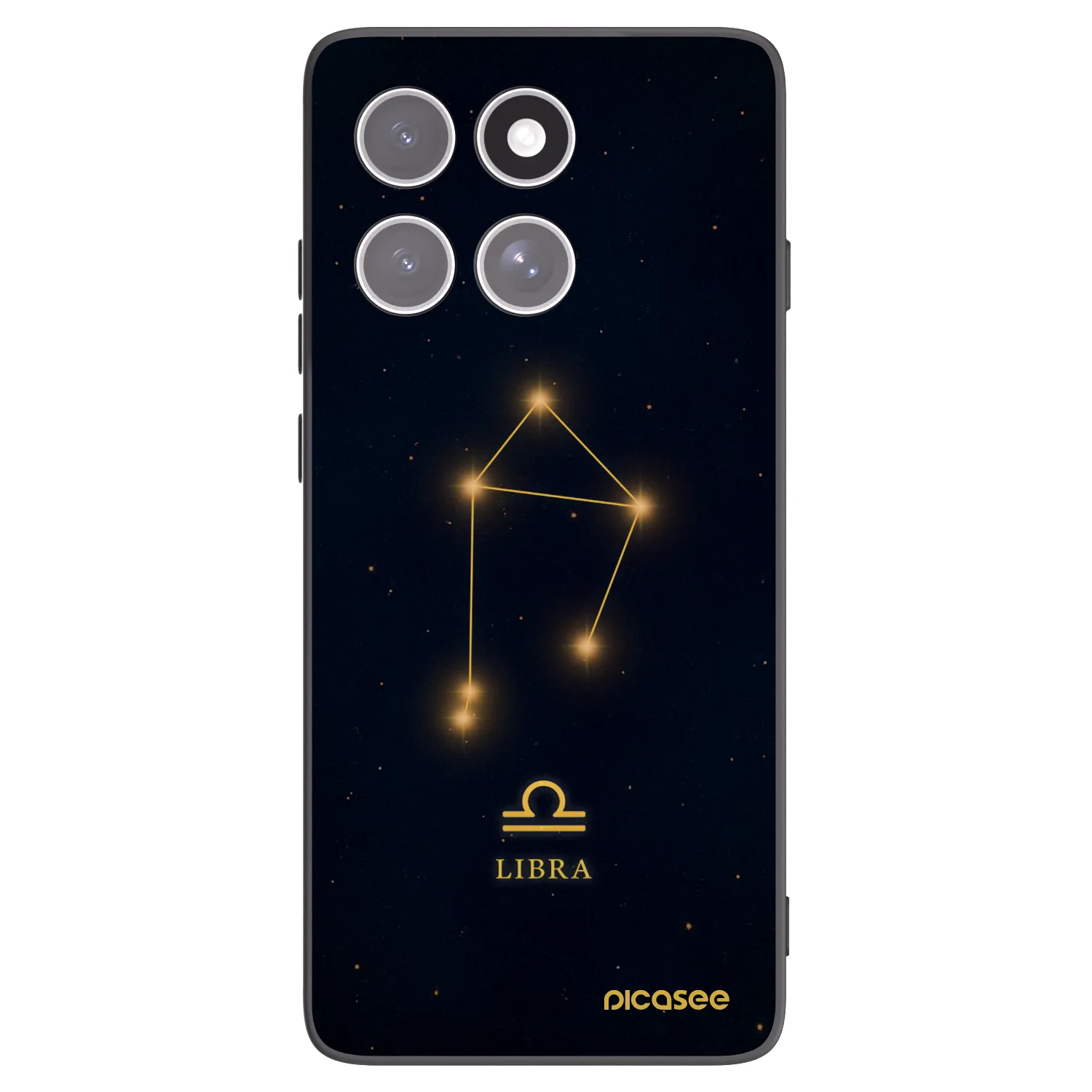 Picasee silikonový černý obal pro Motorola Edge 60 Fusion - LIBRA