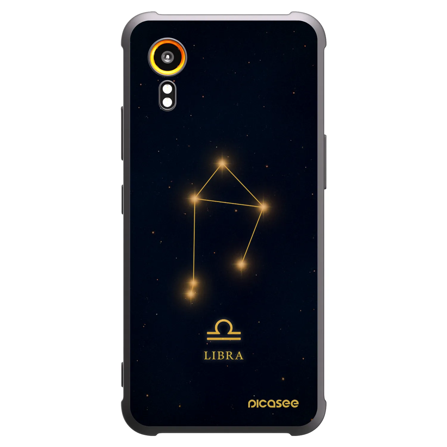 Picasee silikonový černý obal pro Samsung Galaxy Xcover 7 - LIBRA