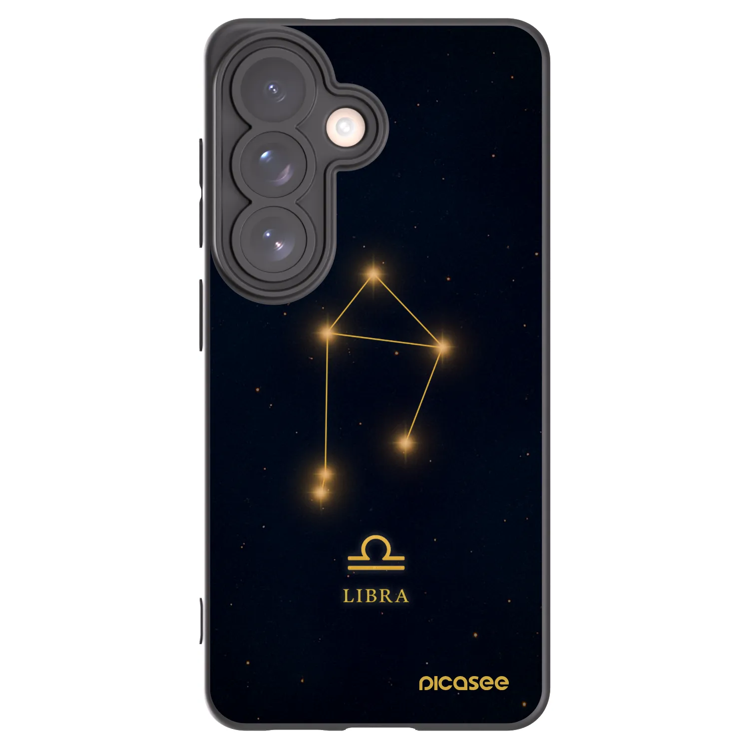 Picasee silikonový černý obal pro Samsung Galaxy S26 - LIBRA