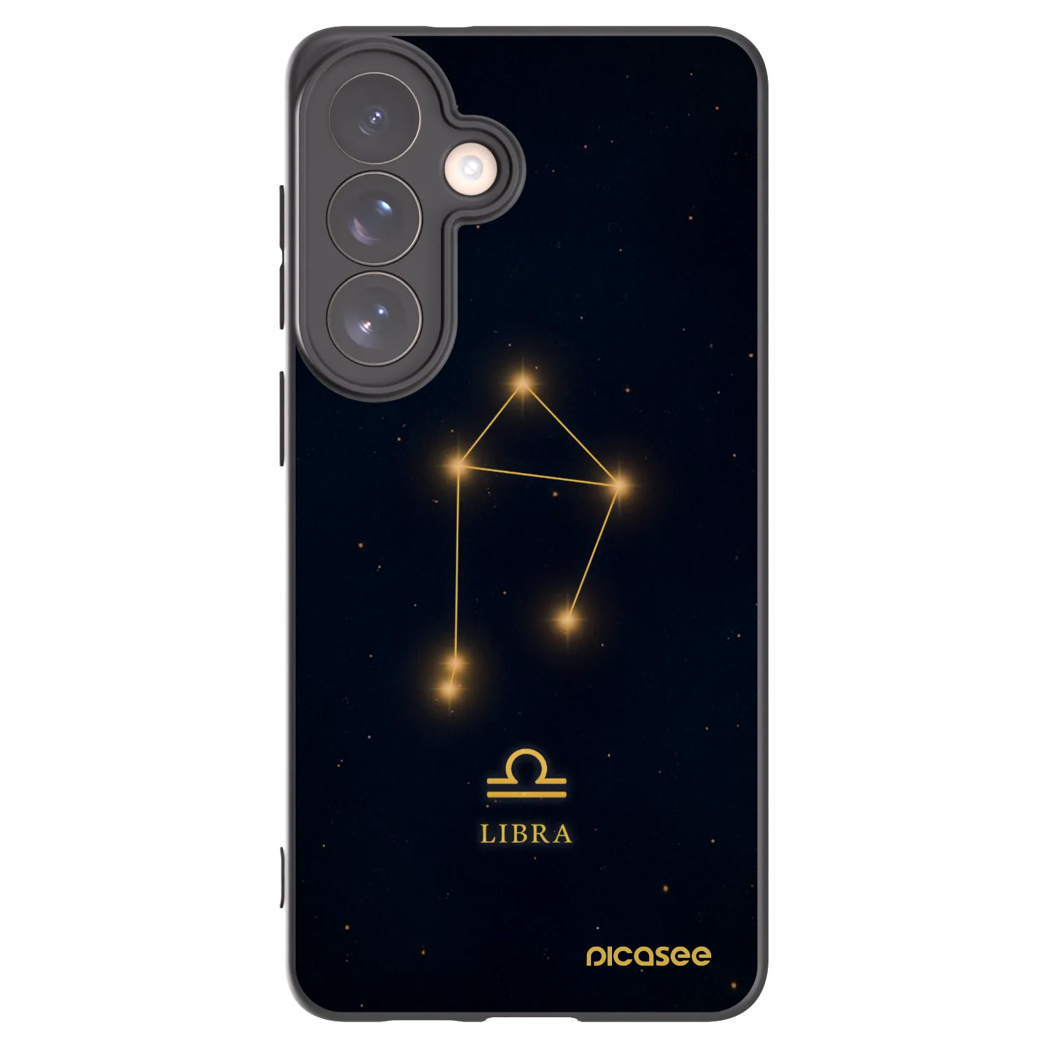 Picasee silikonový černý obal pro Samsung Galaxy S26+ - LIBRA
