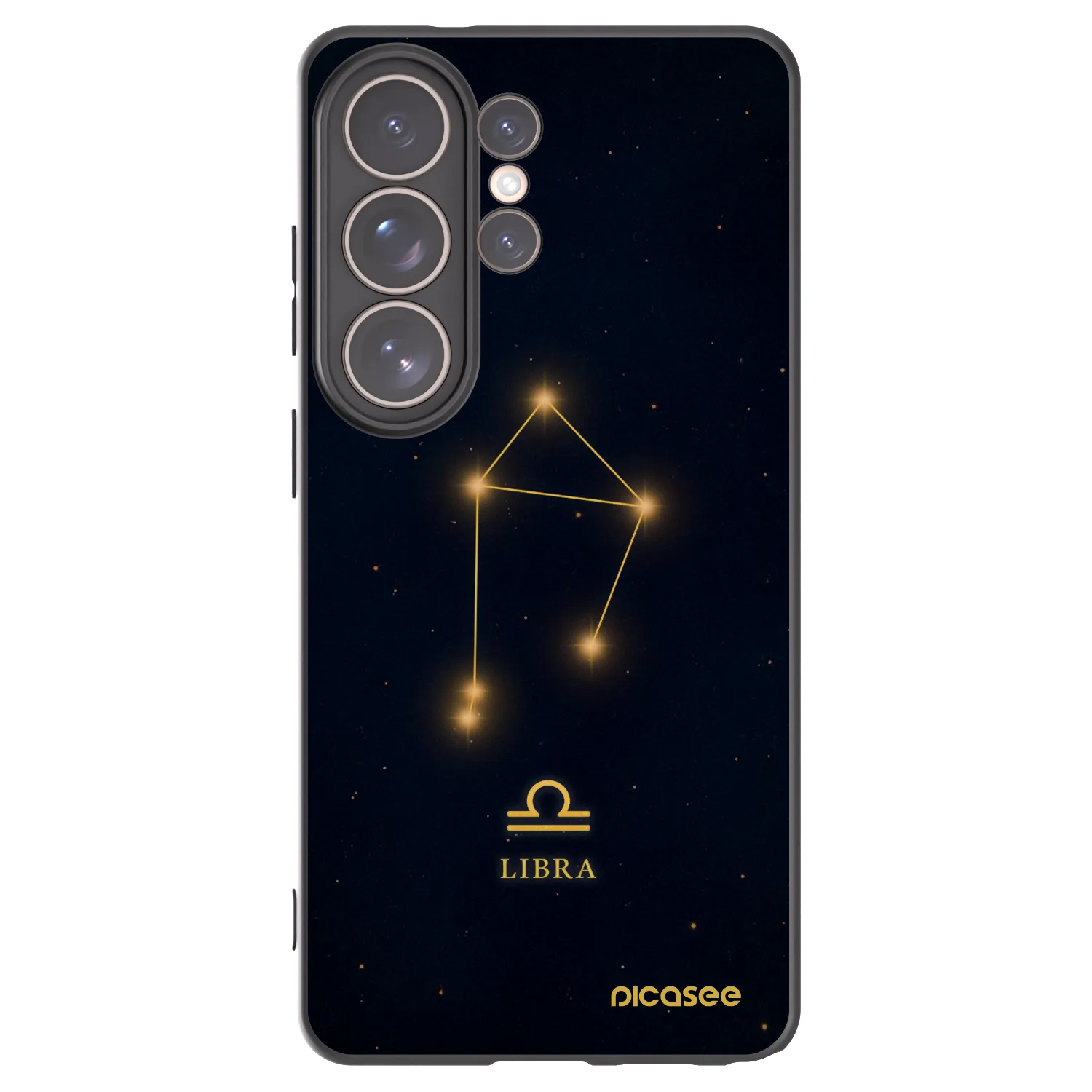 Picasee silikonový černý obal pro Samsung Galaxy S26 Ultra - LIBRA