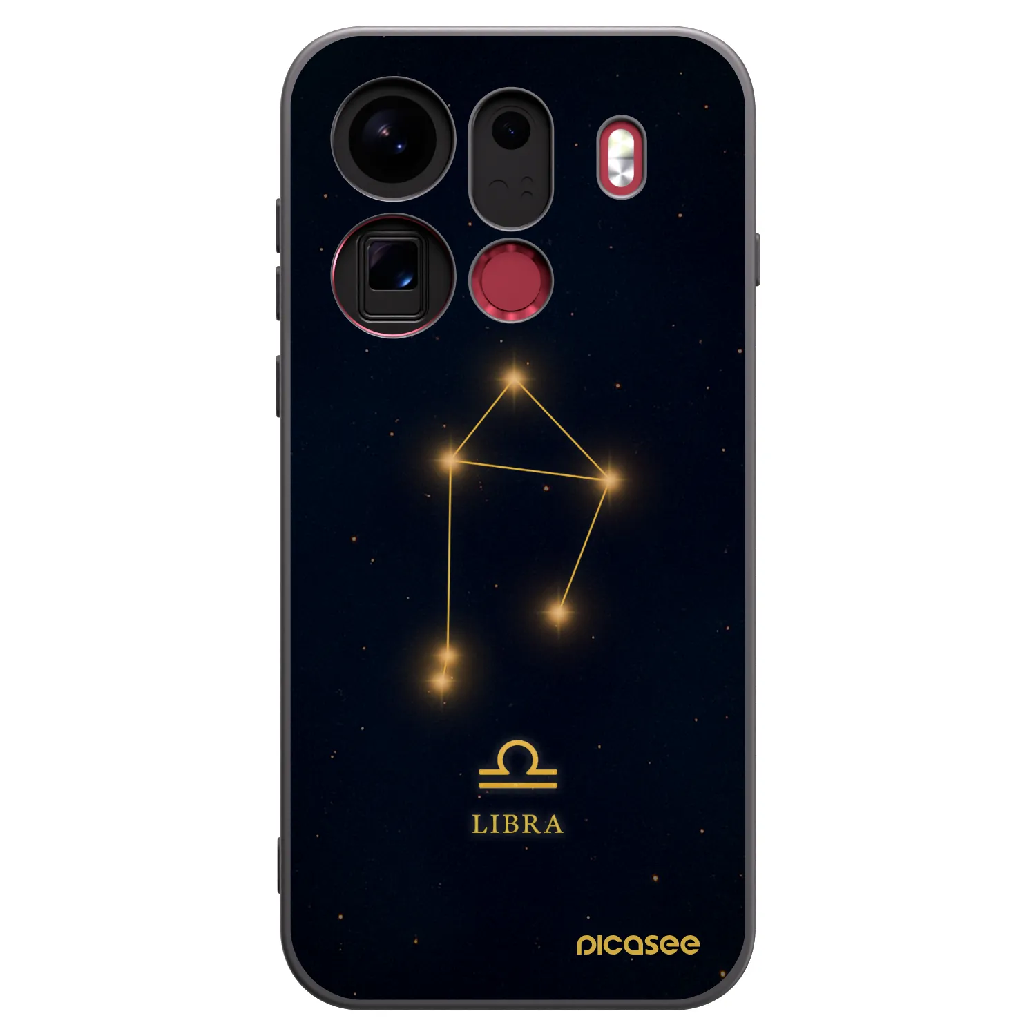 Picasee silikonový černý obal pro OPPO Find X9 Pro - LIBRA