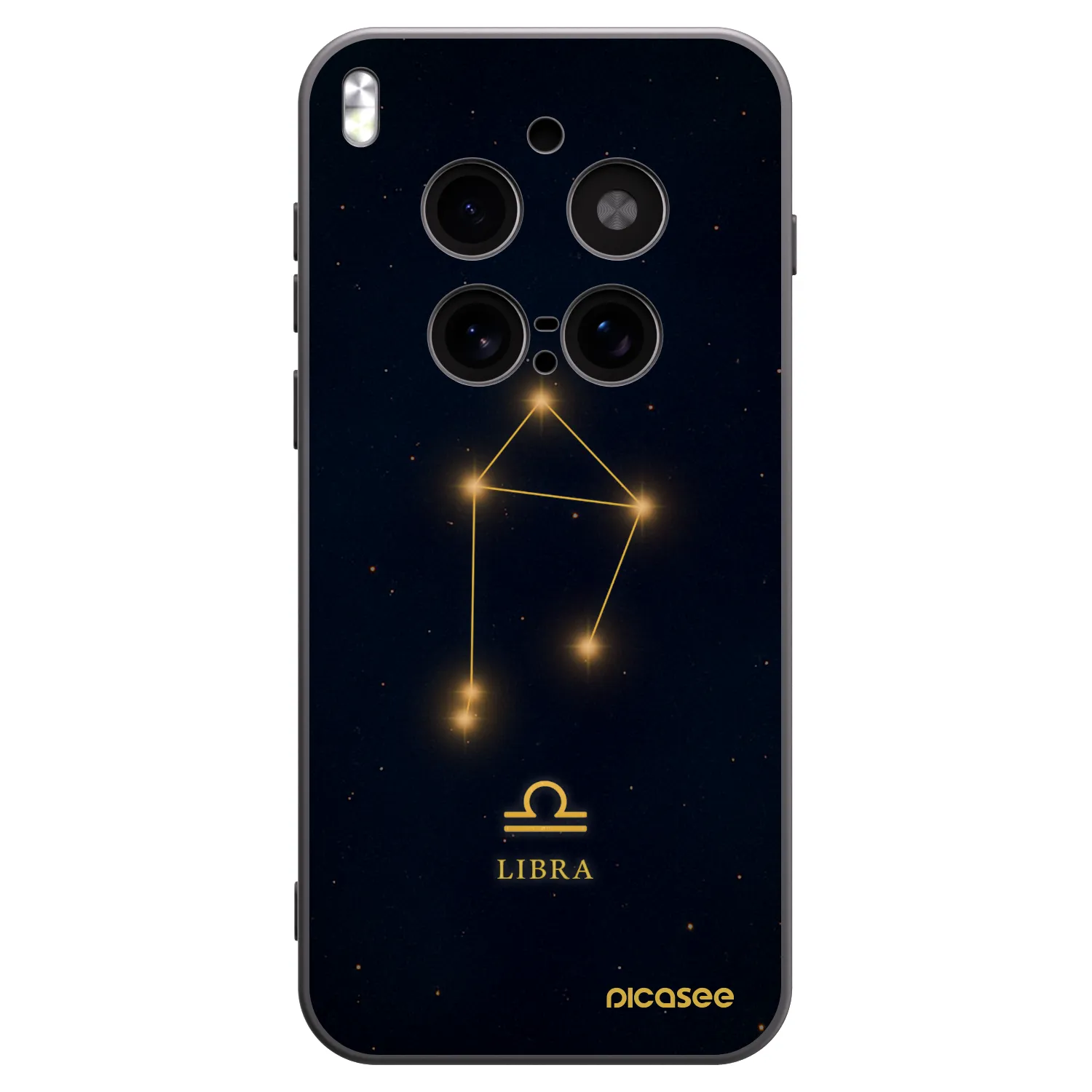 Picasee silikonový černý obal pro Vivo X300 Pro - LIBRA