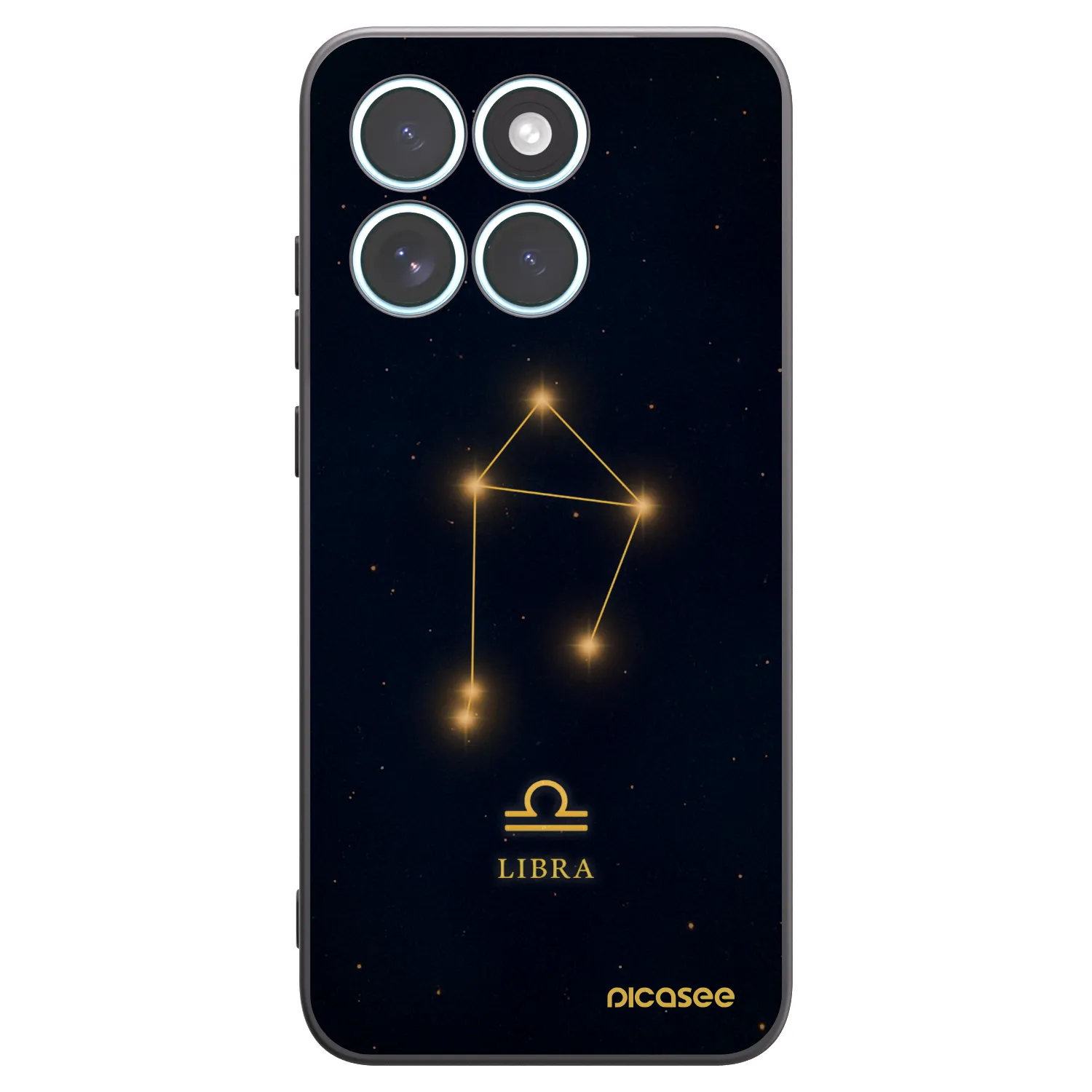 Picasee silikonový černý obal pro Motorola Edge 70 Fusion - LIBRA