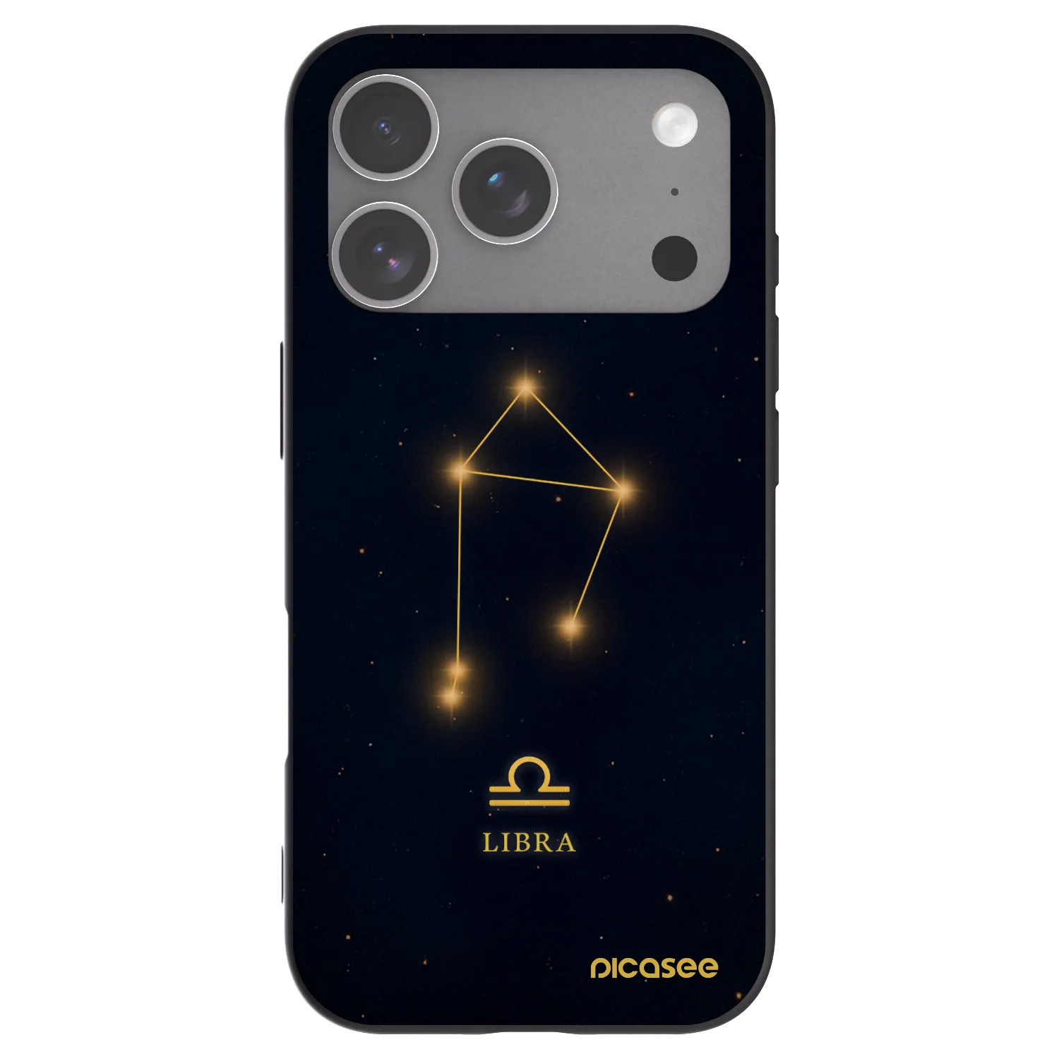Picasee silikonový černý obal pro Apple iPhone 18 Pro - LIBRA