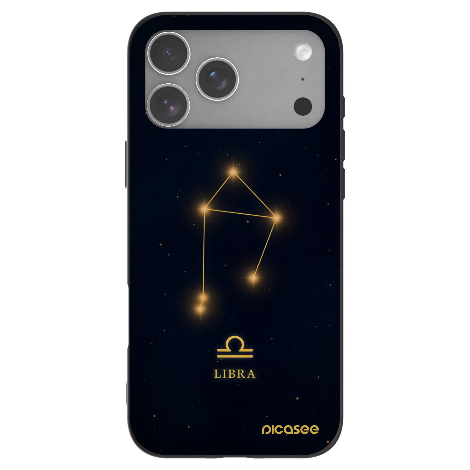 Picasee silikonový černý obal pro Apple iPhone 18 Pro Max - LIBRA