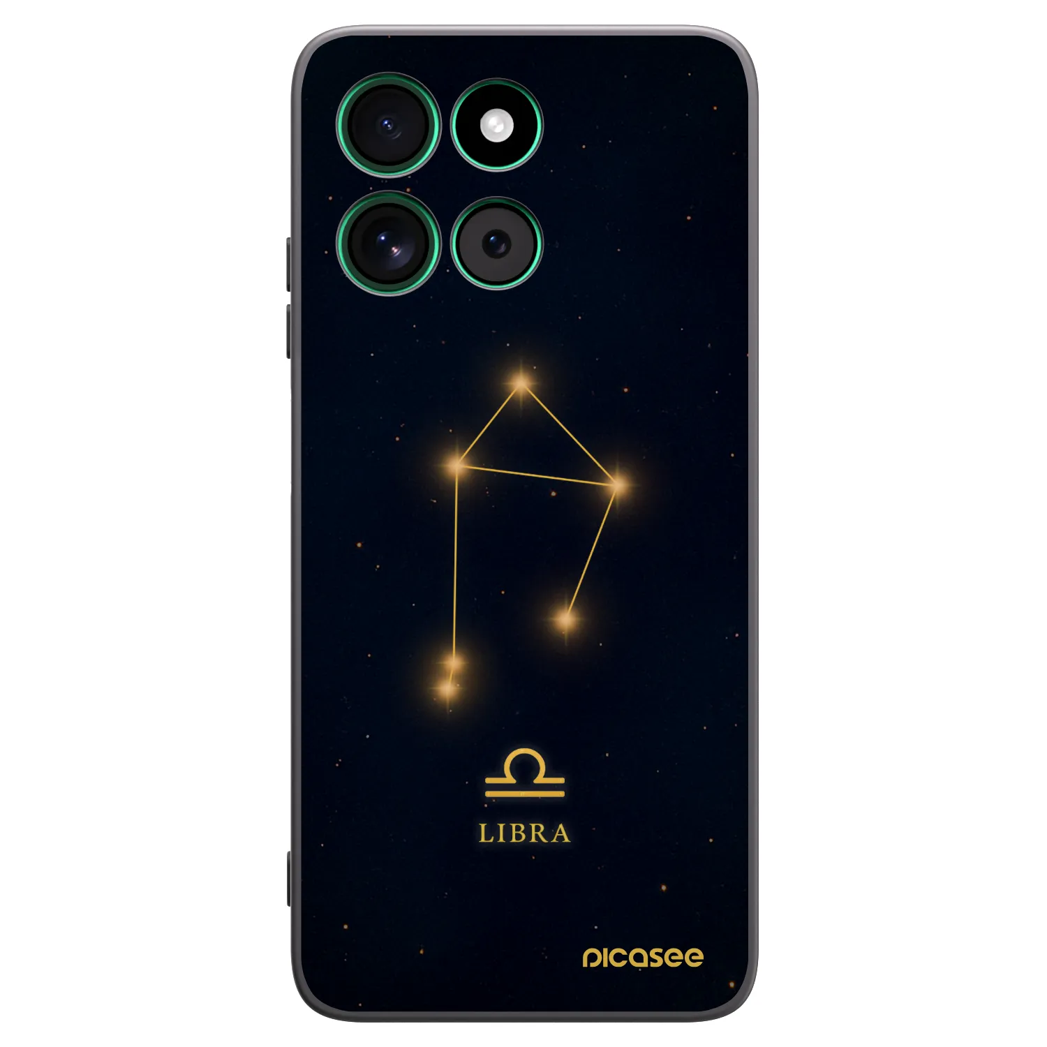 Picasee silikonový černý obal pro Motorola Moto G57 Power - LIBRA