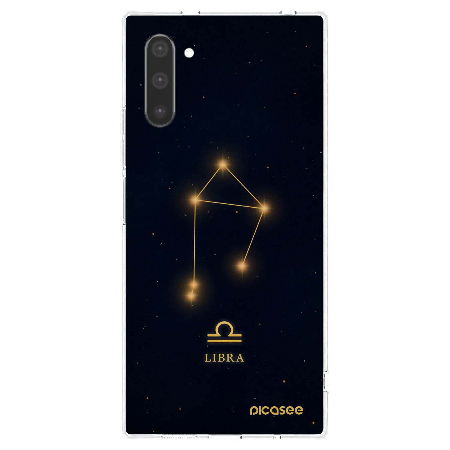 Picasee silikonový průhledný obal pro Samsung Galaxy Note 10 N970F - LIBRA