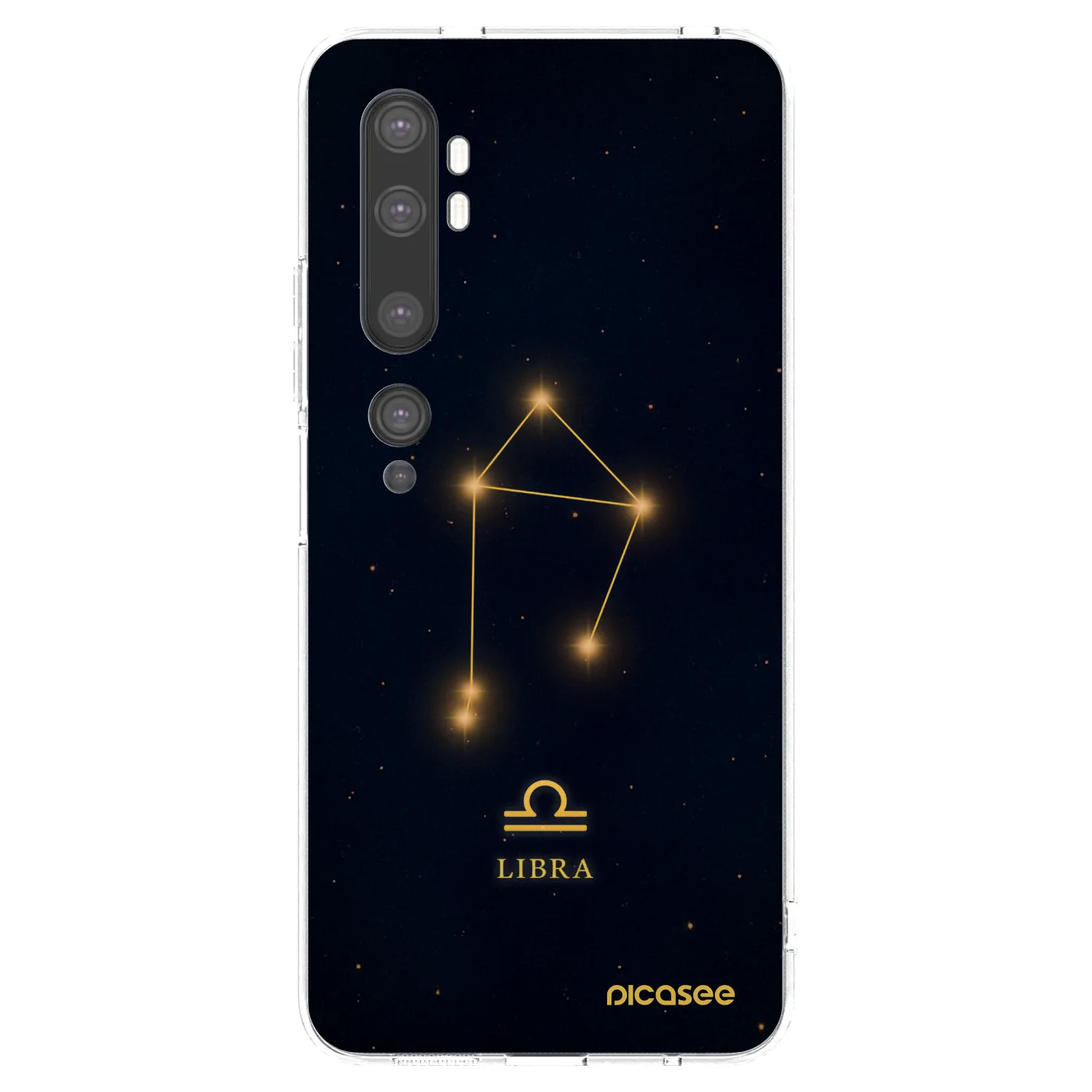 Picasee silikonový průhledný obal pro Xiaomi Mi Note 10 (Pro) - LIBRA