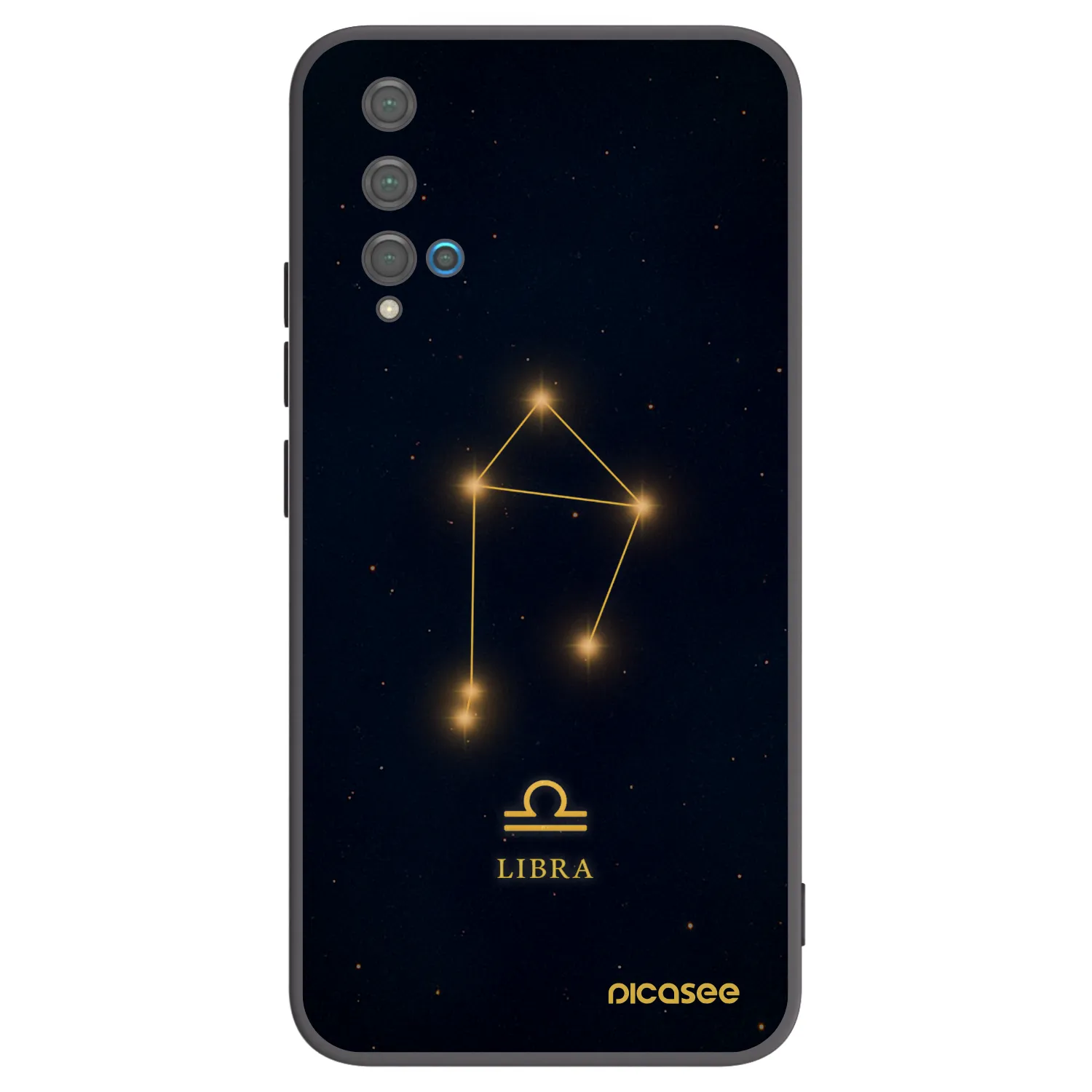 Picasee silikonový černý obal pro Huawei Nova 5T - LIBRA