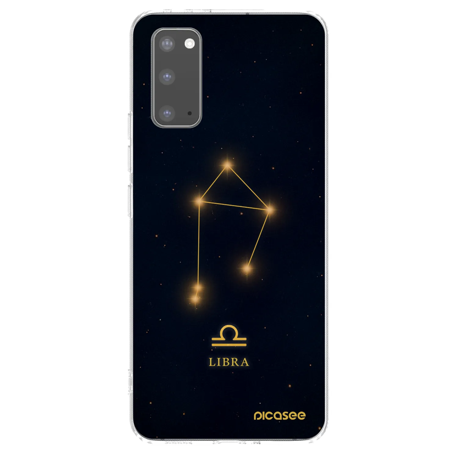 Picasee silikonový průhledný obal pro Samsung Galaxy S20 G980F - LIBRA