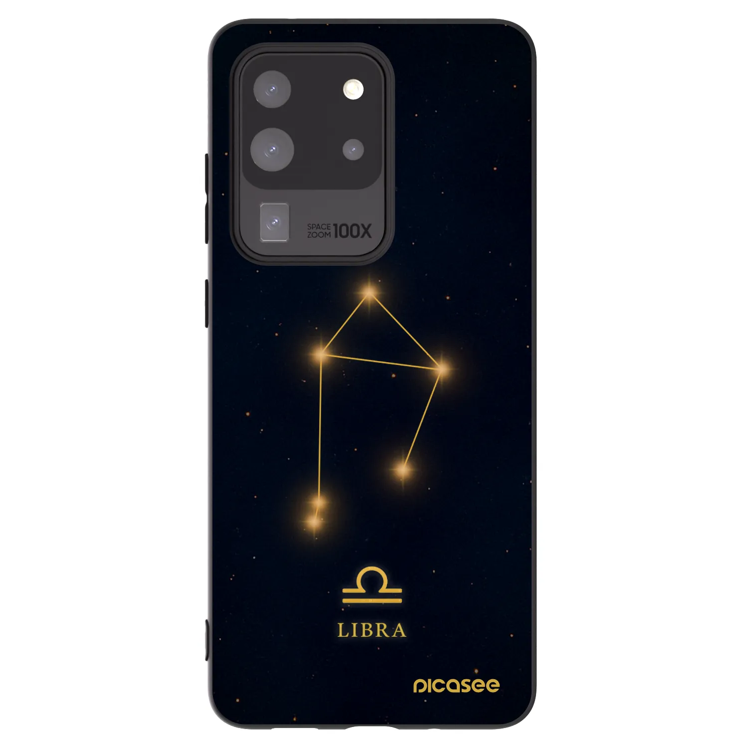 Picasee silikonový černý obal pro Samsung Galaxy S20 Ultra 5G G988F - LIBRA