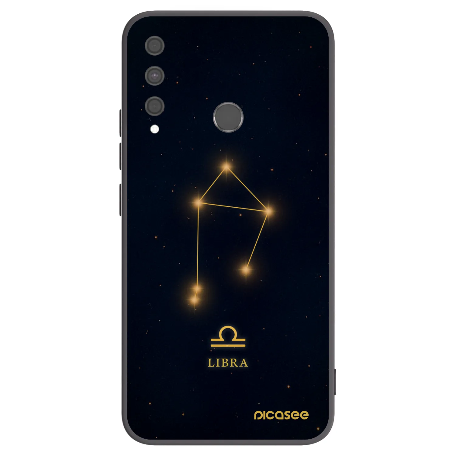 Picasee silikonový černý obal pro Huawei P40 Lite E - LIBRA