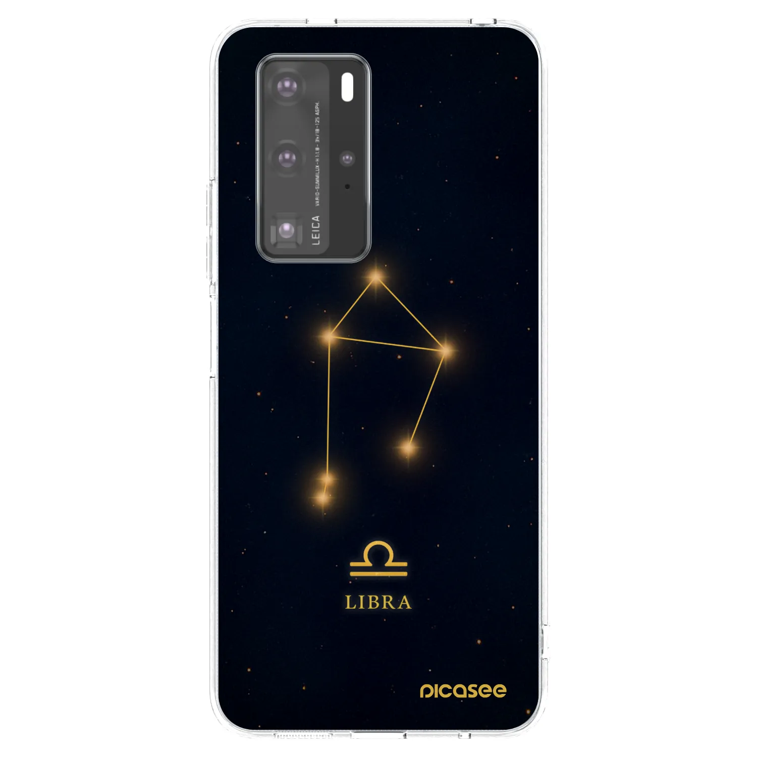 Picasee silikonový průhledný obal pro Huawei P40 Pro - LIBRA