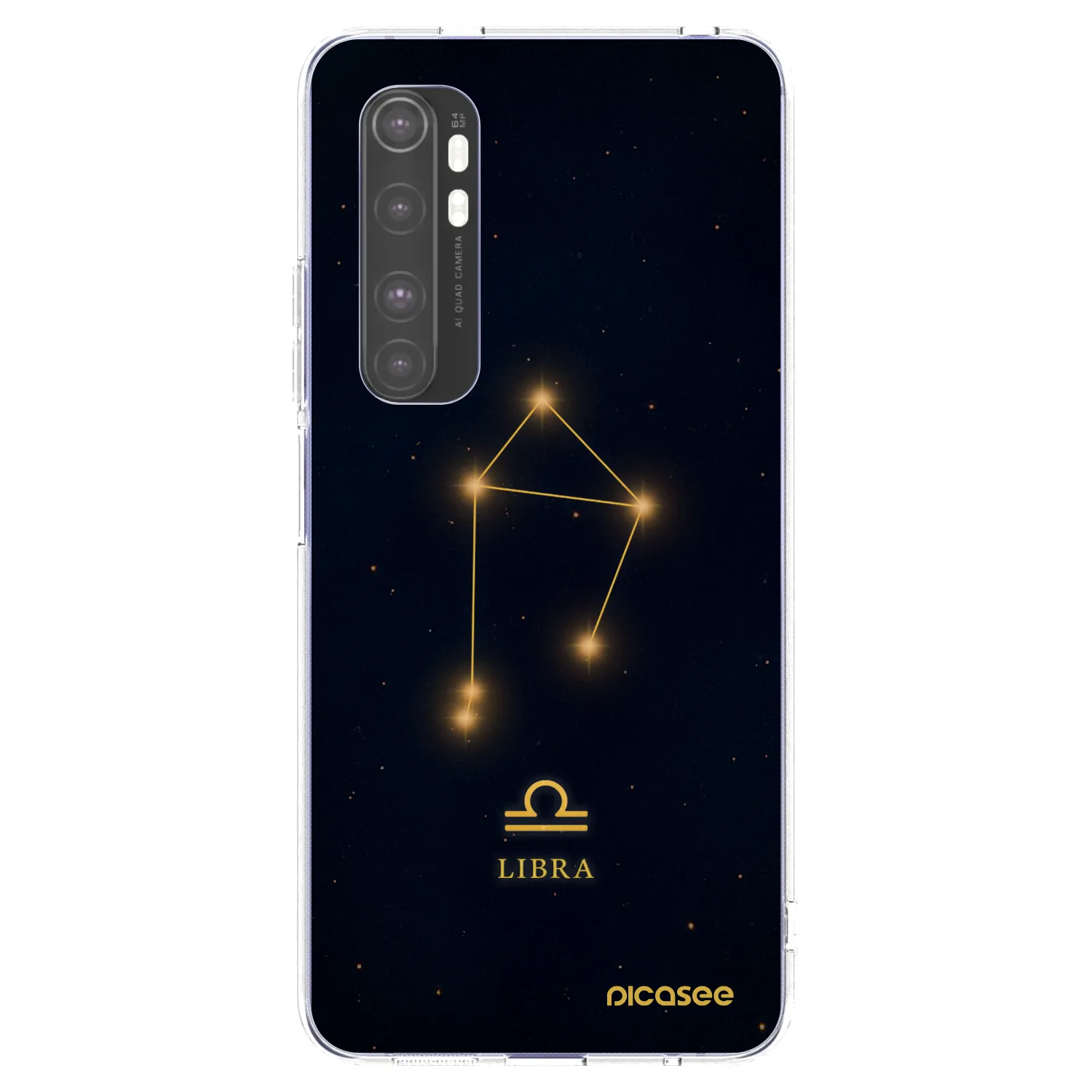 Picasee silikonový průhledný obal pro Xiaomi Mi Note 10 Lite - LIBRA