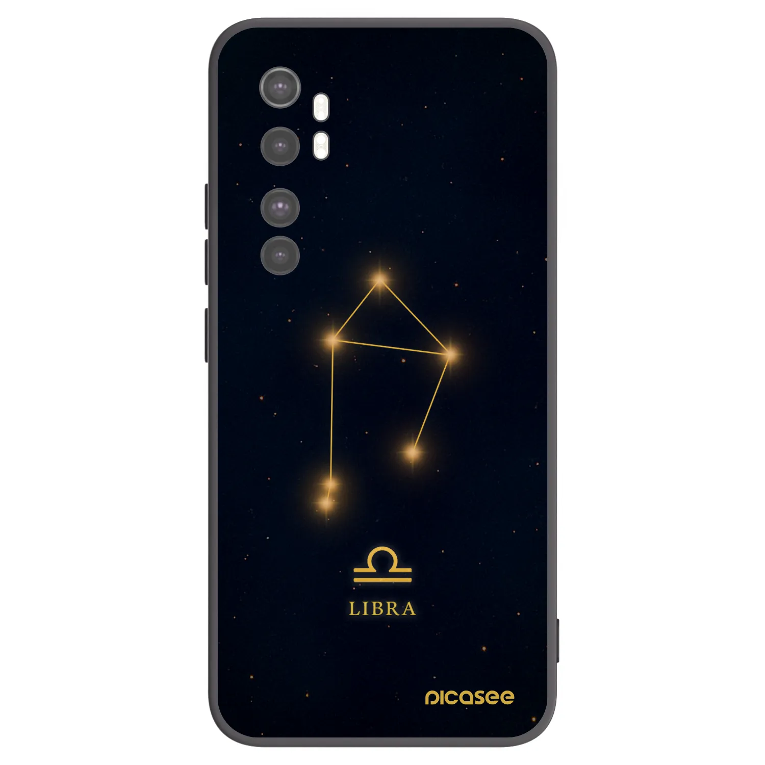 Picasee silikonový černý obal pro Xiaomi Mi Note 10 Lite - LIBRA