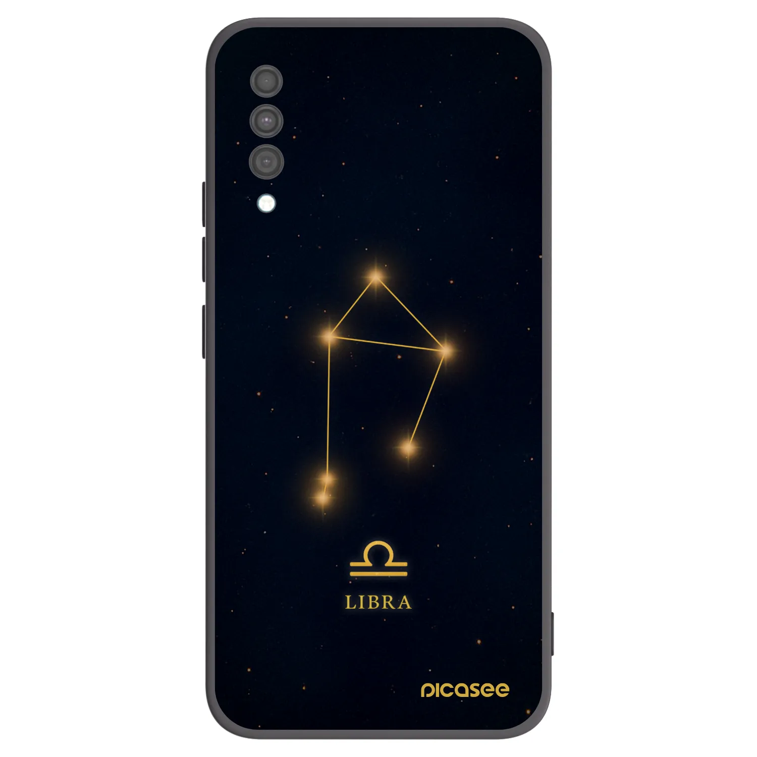 Picasee silikonový černý obal pro Samsung Galaxy A30s A307F - LIBRA