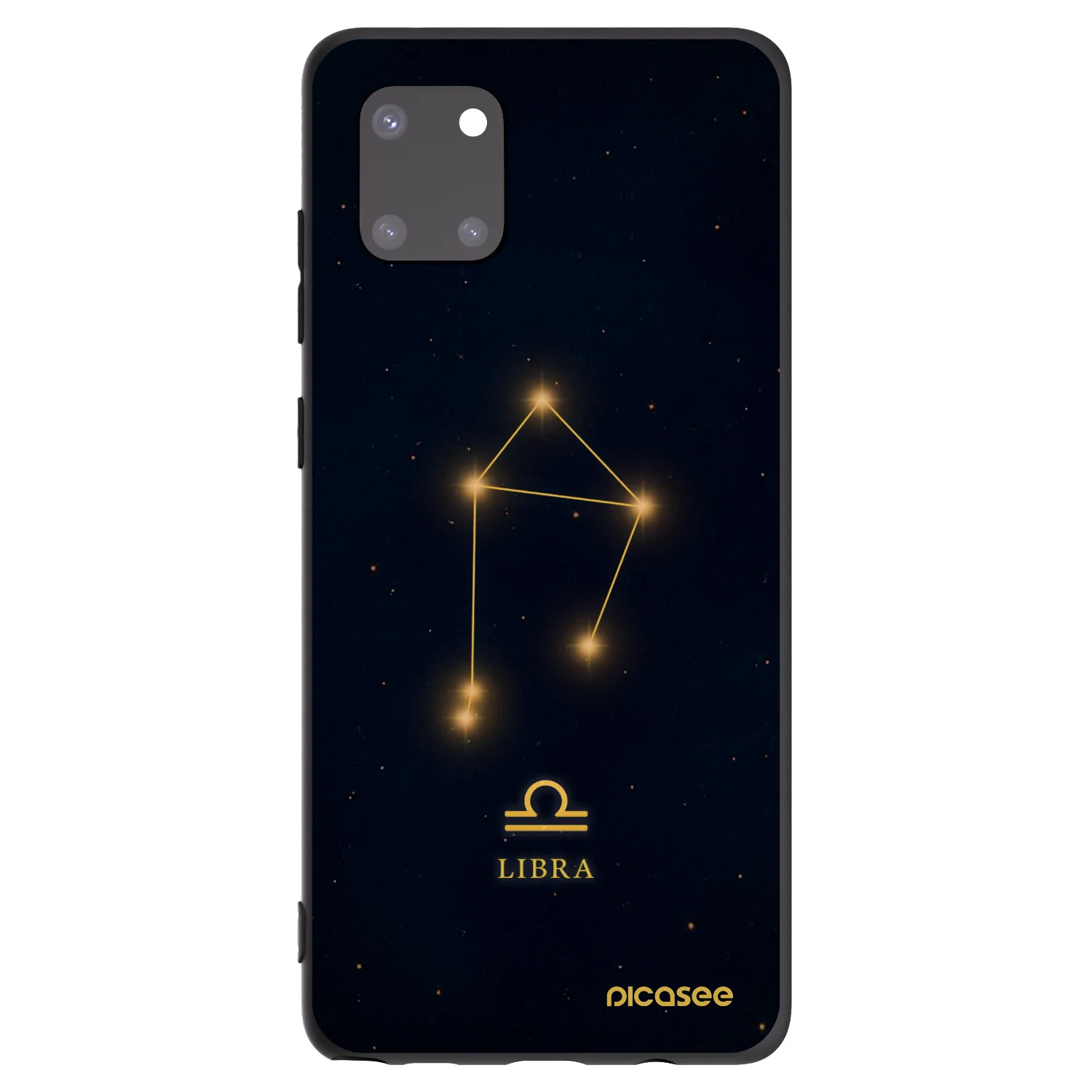 Picasee silikonový černý obal pro Samsung Galaxy Note 10 Lite N770F - LIBRA