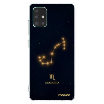 Picasee silikonový průhledný obal pro Samsung Galaxy M51 M515F - SCORPIO