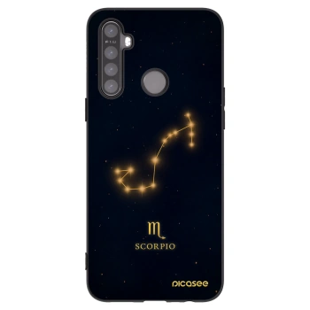 Picasee silikonový černý obal pro Realme 5 - SCORPIO