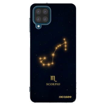Picasee silikonový průhledný obal pro Samsung Galaxy A12 A125F - SCORPIO