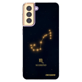 Picasee silikonový průhledný obal pro Samsung Galaxy S21+ 5G G996F - SCORPIO
