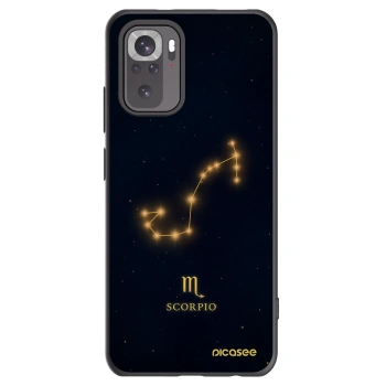 Picasee silikonový černý obal pro Xiaomi Redmi Note 10 - SCORPIO