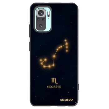 Picasee silikonový černý obal pro Xiaomi Redmi Note 10 Pro - SCORPIO