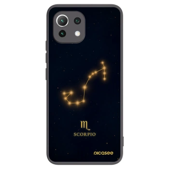 Picasee silikonový černý obal pro Xiaomi Mi 11 Lite - SCORPIO