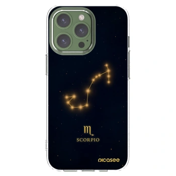 Picasee silikonový průhledný obal pro Apple iPhone 13 Pro - SCORPIO